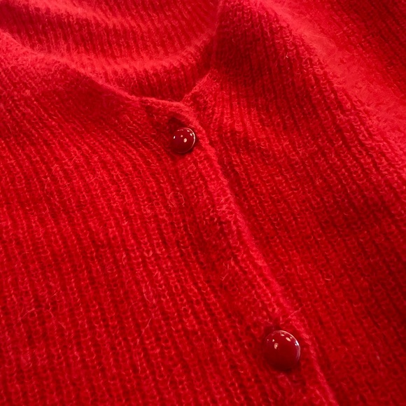 Sezane Red Barry Cardigan XS - Picture 2 of 4